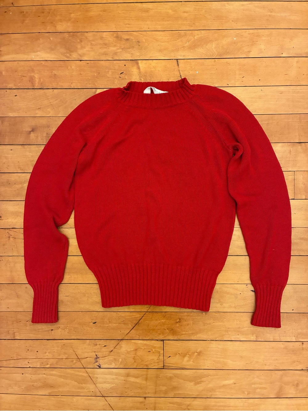 Everlane Women's Red Crewneck Sweater